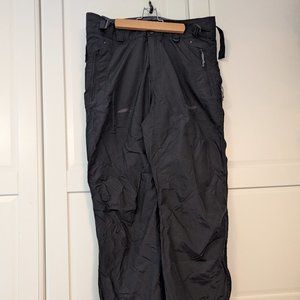 Columbia Sportswear Men’s Black Omni-Tech Rain Pants Size M Waterproof Outdoor